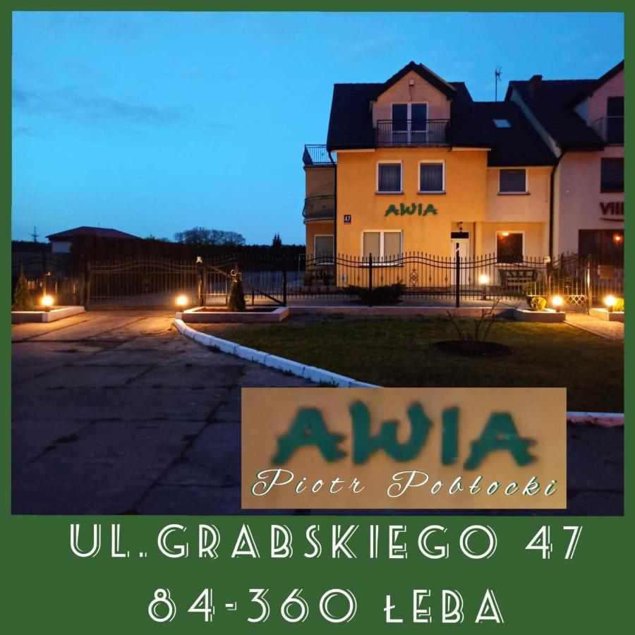 Pokoje Goscinne " Awia " Leba Exteriér fotografie